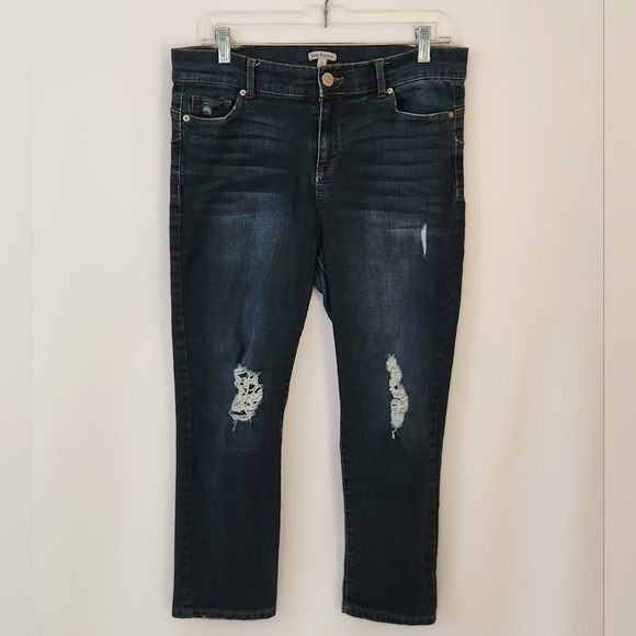 Juicy Couture Denim Capris Womens Size 12 - Picture 1 of 10
